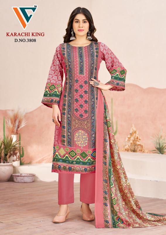 Vandana karachi king vol-38 cotton dress material at wholesale rate